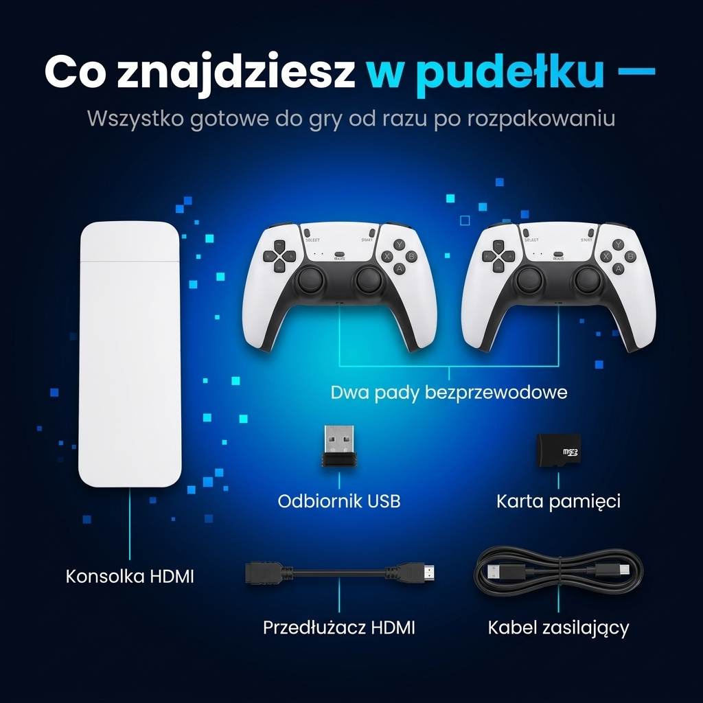 Pikselkowo - Konsola RetroPro | 20.000+ Gier