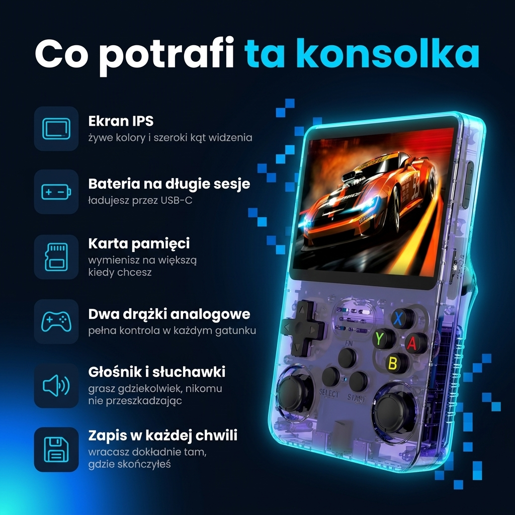 Pikselkowo - Konsola RetroPocket | 21.000+ Gier